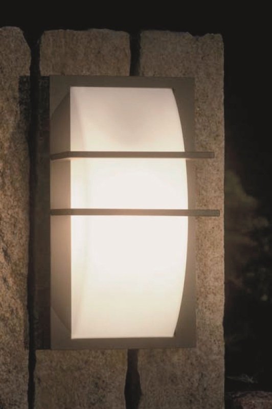 Modern Black Rectangular Wall Light