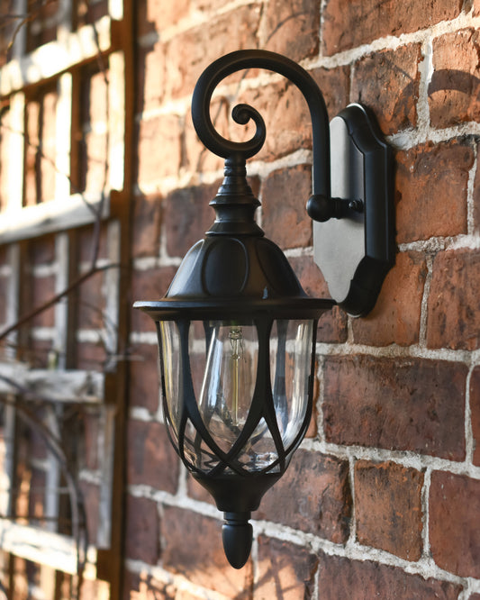 'Moreton' Traditional Ornate Victorian Top Fix Wall Lantern