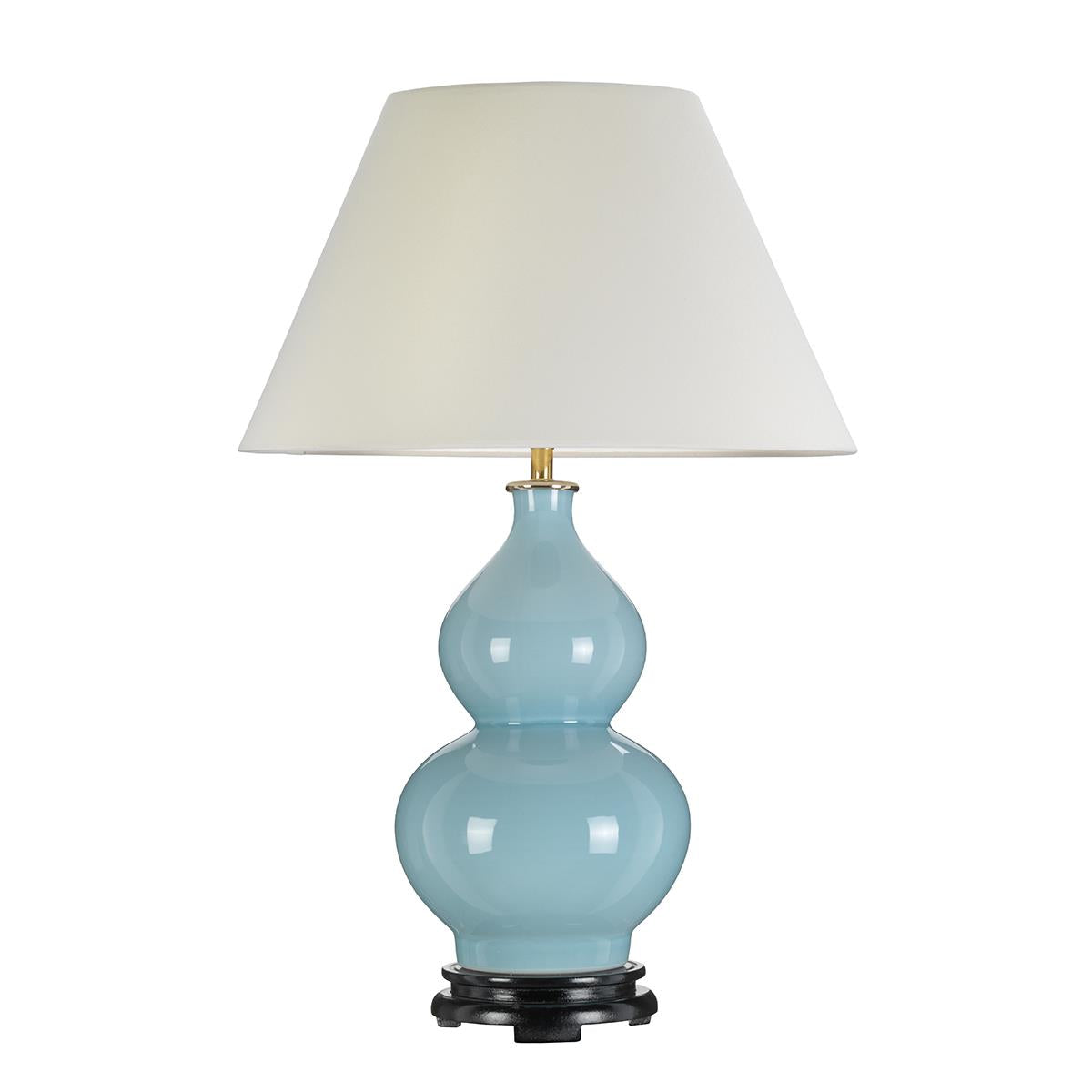 The baby blue lamp not illuminated