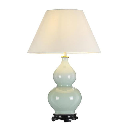 'Mostyn' Turquoise Table Lamp - thumbnail