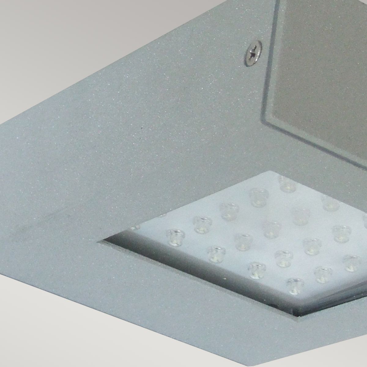 Magnified view of the LED lights