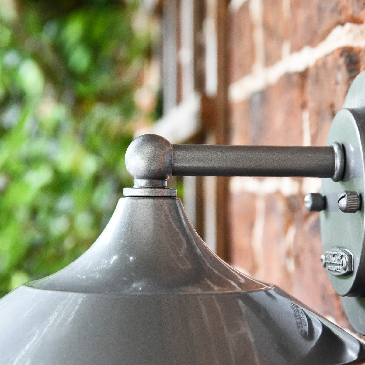 Small Silver Nautical Style Top Fix Wall Lantern