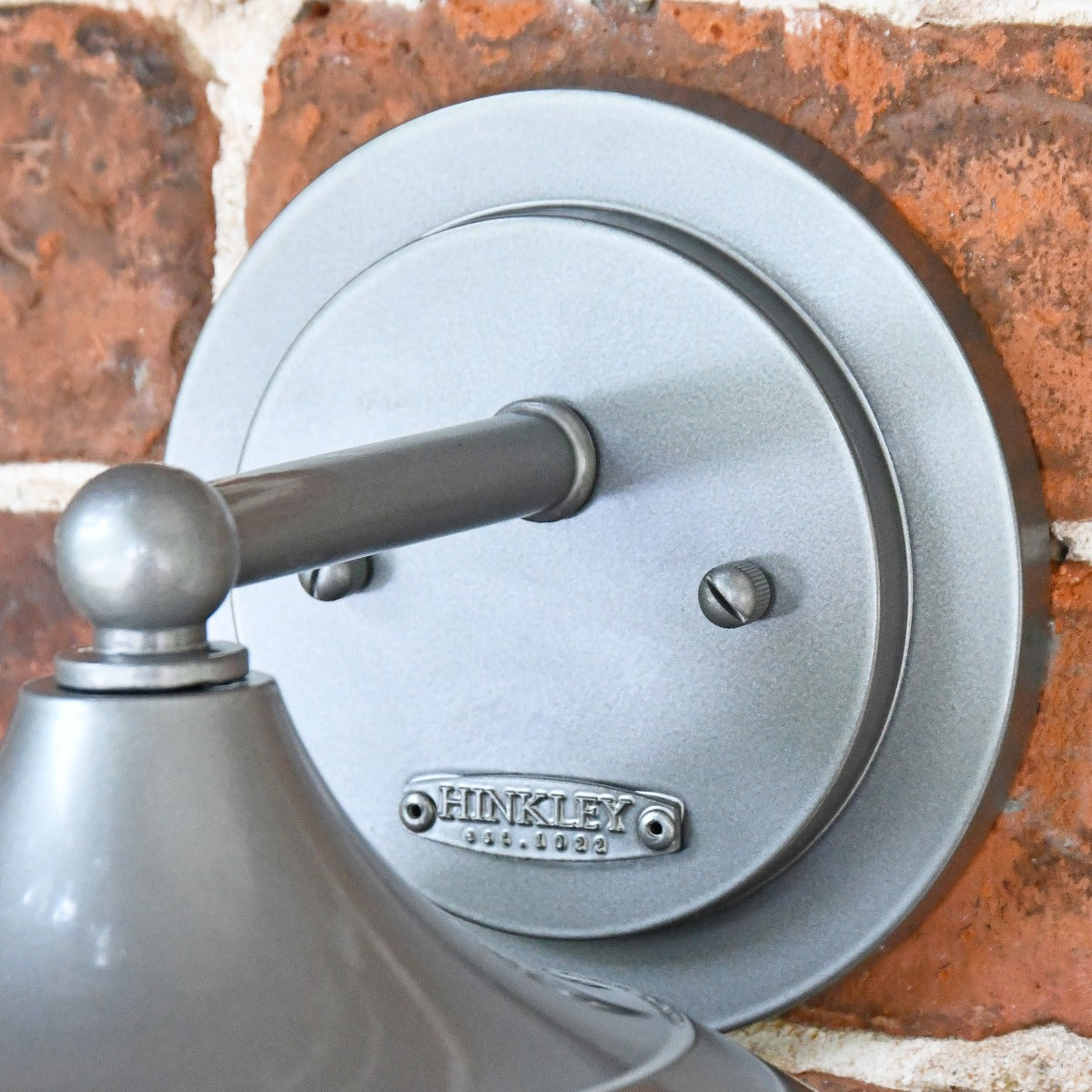 Large Silver Nautical Style Top Fix Wall Lantern