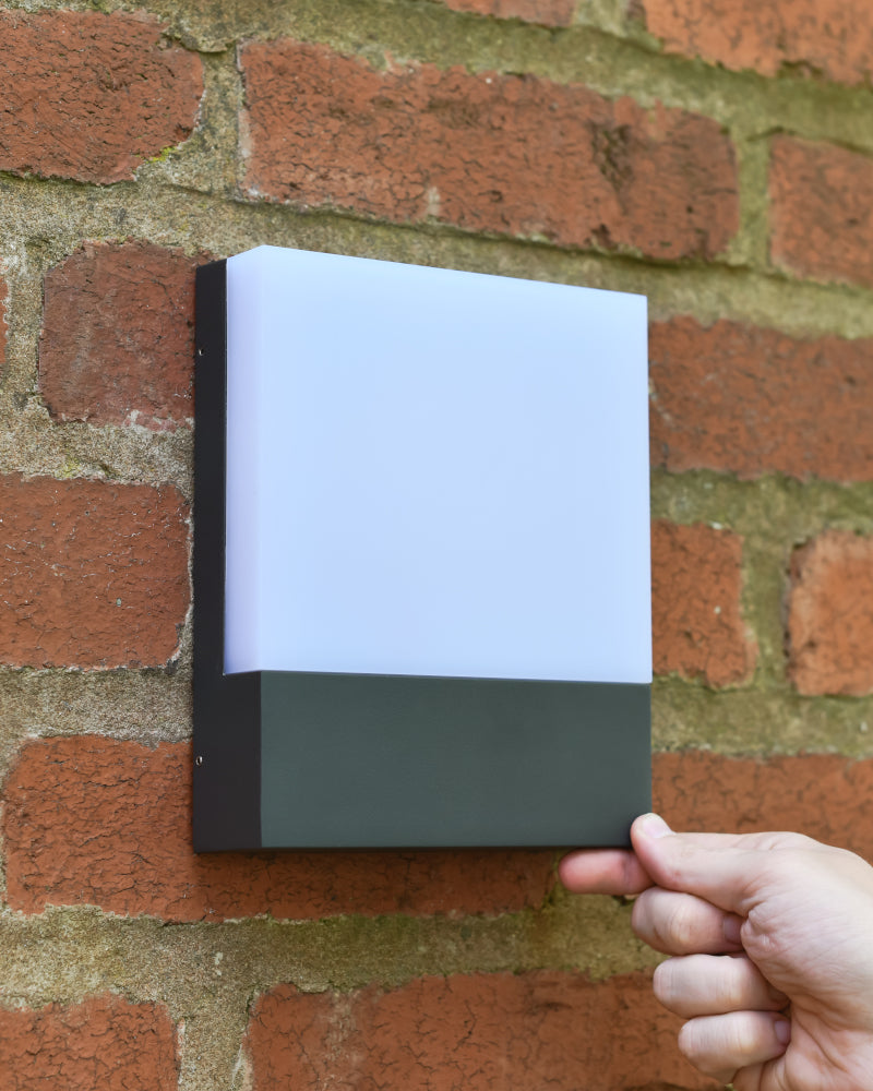 Life size scale of the 'Naworth' wall light