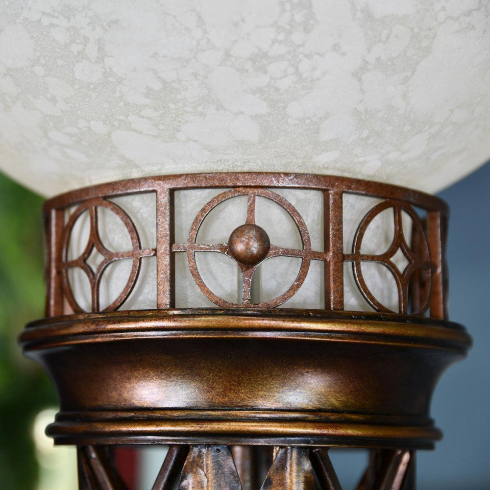 Close up of the lamp top