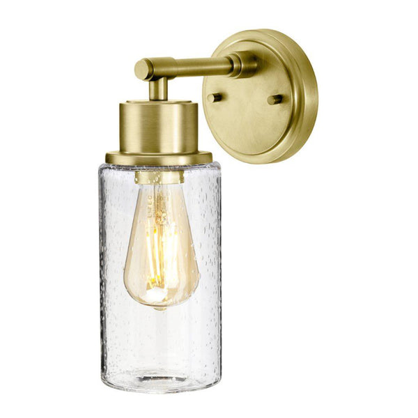 'Norris' Brass Top Fix Wall Light