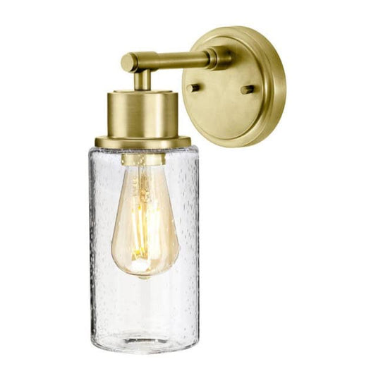 'Norris' Brass Top Fix Wall Light - thumbnail