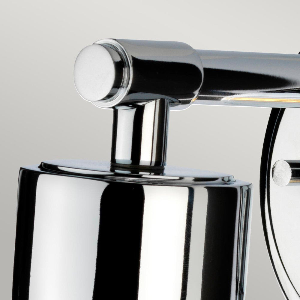 Close up of the chrome finial