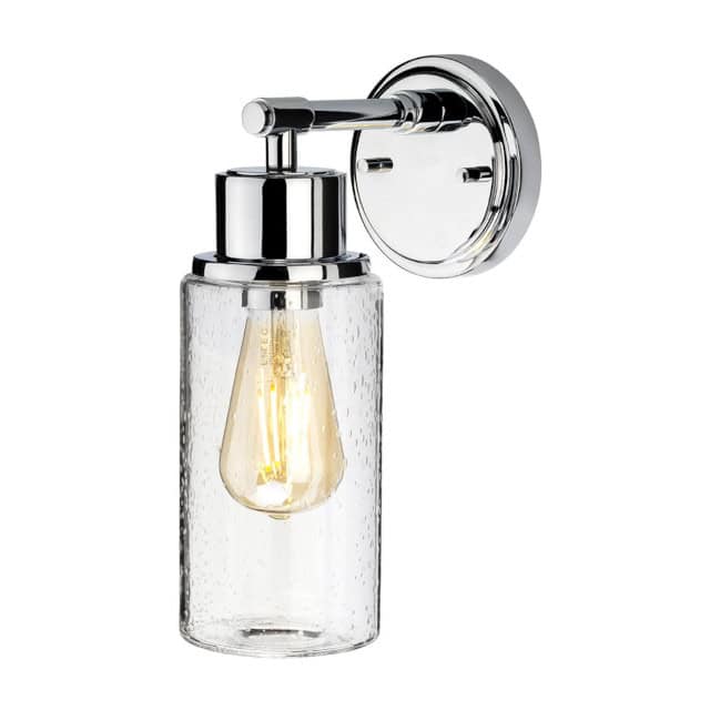 'Norris' Chrome Top Fix Wall Light - thumbnail