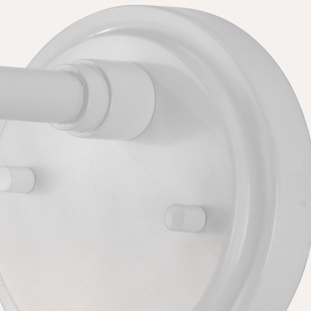 View of the circular white backplate