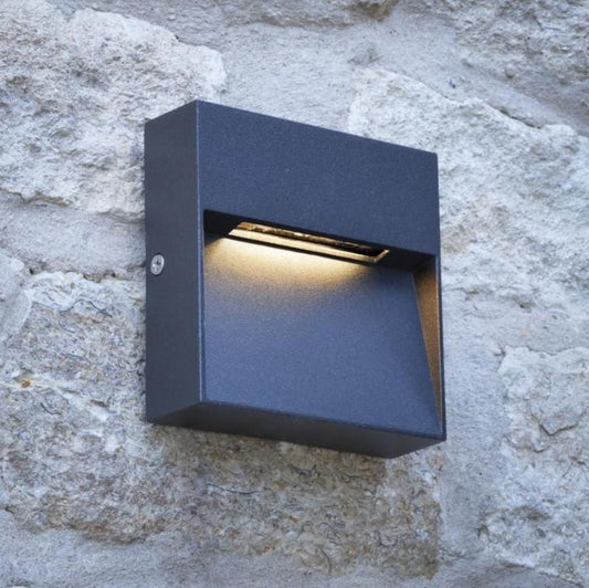 'Nutwell' Square Flush Fit Wall Light