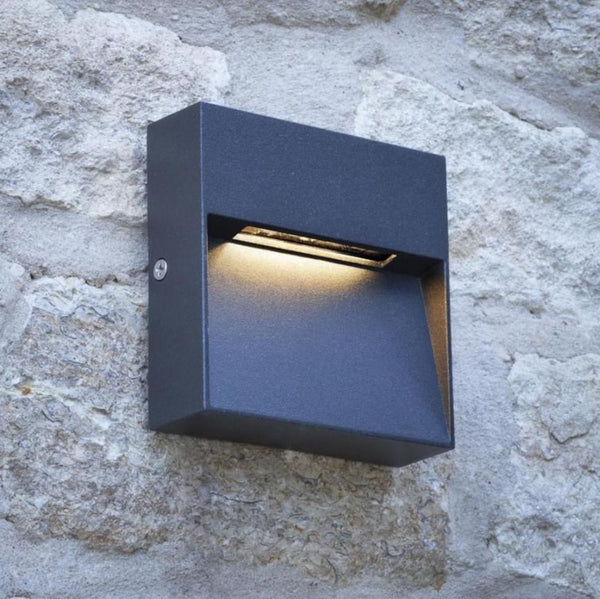 'Nutwell' Square Flush Fit Wall Light