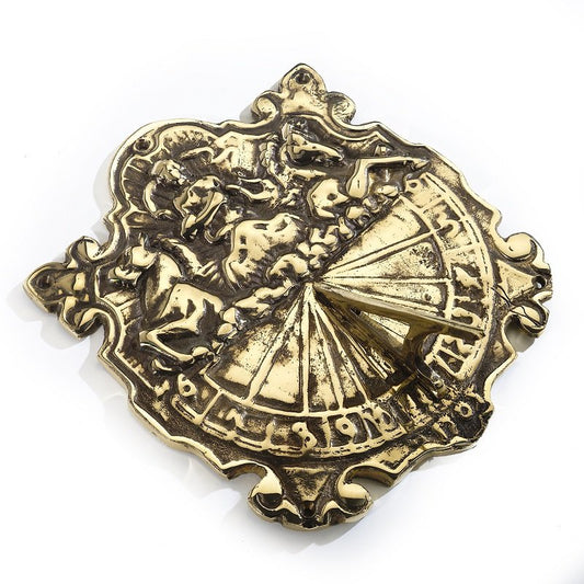 Ornate Antique Brass Sundial