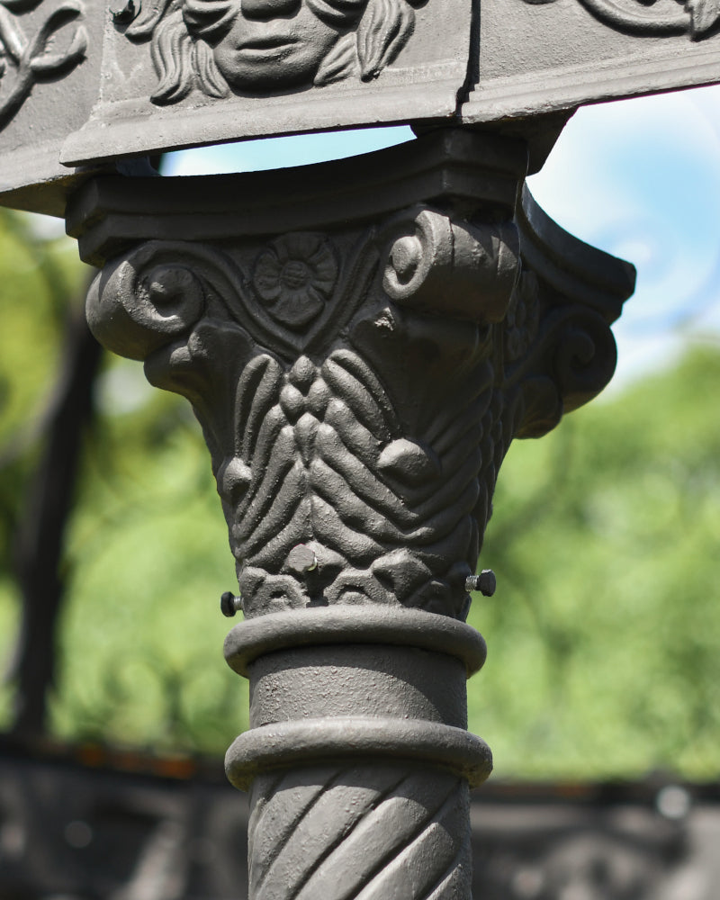 Ornate black bracket 
