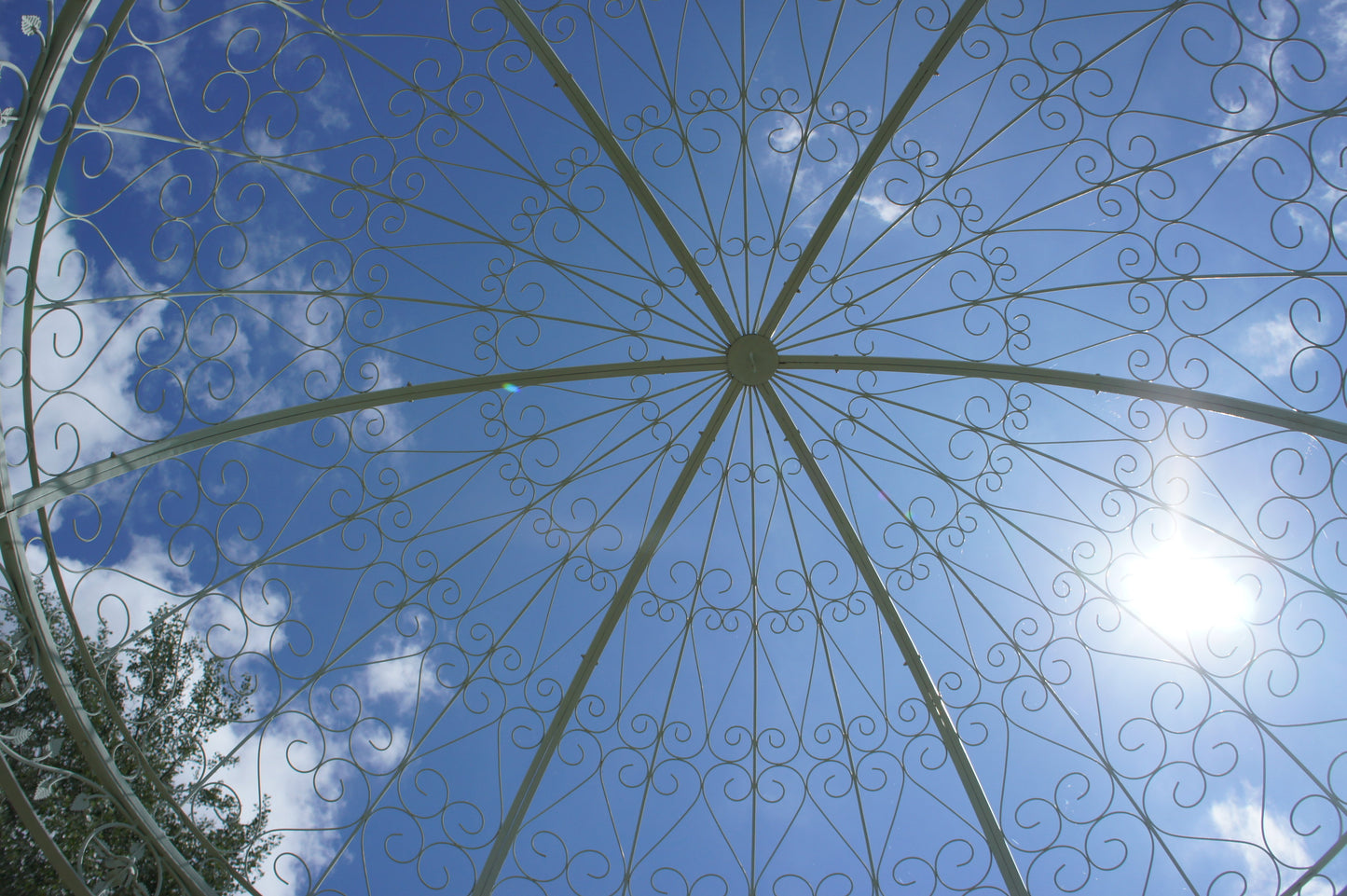 Ornate gazebo roof