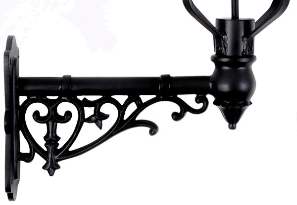 Medium Victorian Wall Light - Ornate Bracket