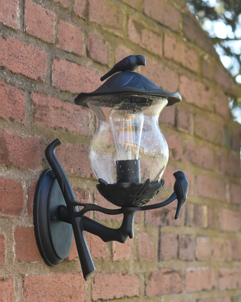 'Pájaro' Bird Inspired Wall Light in situ