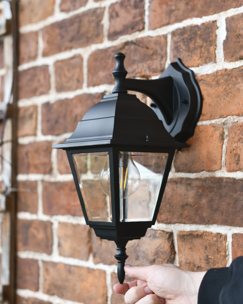 Life size scale of the 'Paddington' wall light 