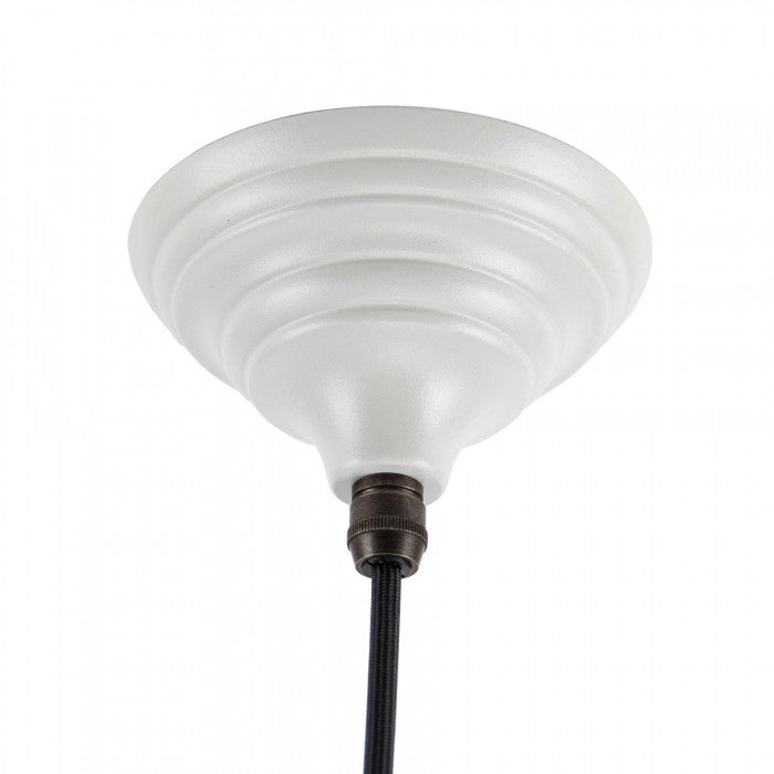 Pale Grey Conical-Shaped Hanging Pendant Light