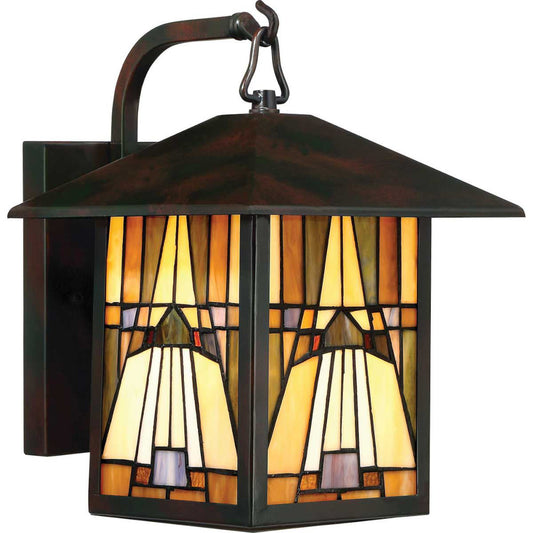 'Parnham' Geometric Bronze Wall Light