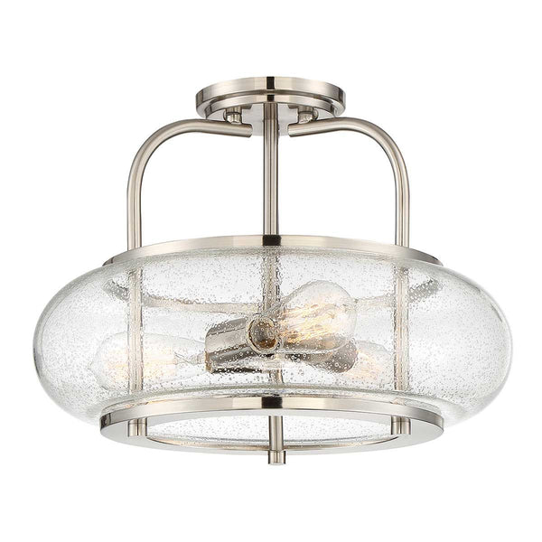 'Penrice' Semi Flush Pendant Light - 3 Light