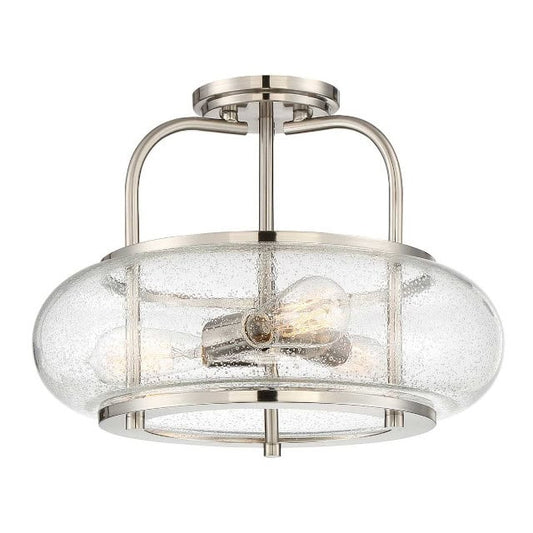 'Penrice' Semi Flush Pendant Light - 3 Light - thumbnail
