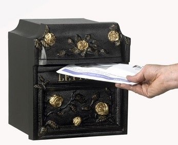 English Rose Post Box