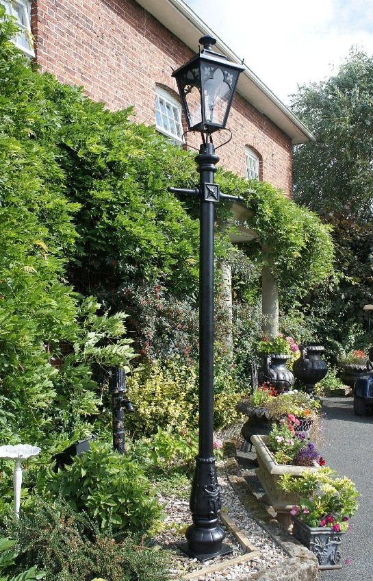 Period Gothic Lantern with Lamp Post