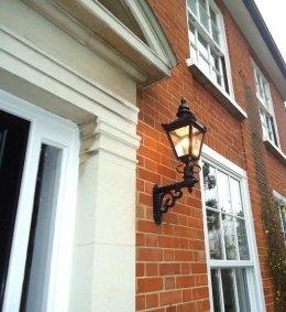 Period Wall Light on Grand Entrance