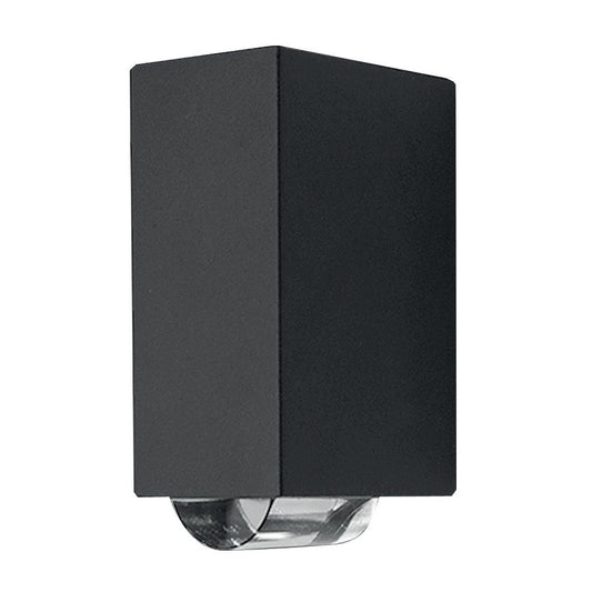 'Phyllis' Graphite Rectangular Wall Light