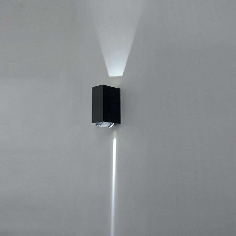 The 'Phyllis' wall light illuminated up and down