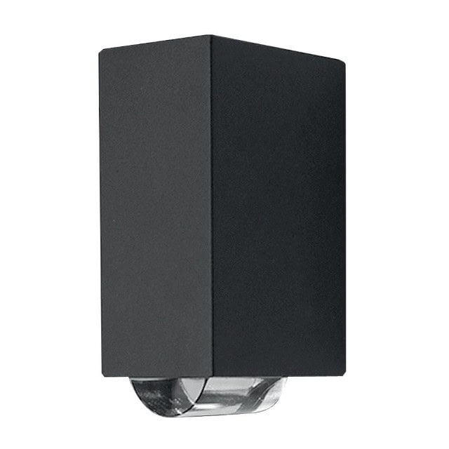 'Phyllis' Graphite Rectangular Wall Light - thumbnail