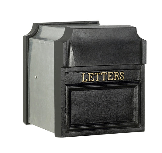 Letter motif in gold type face