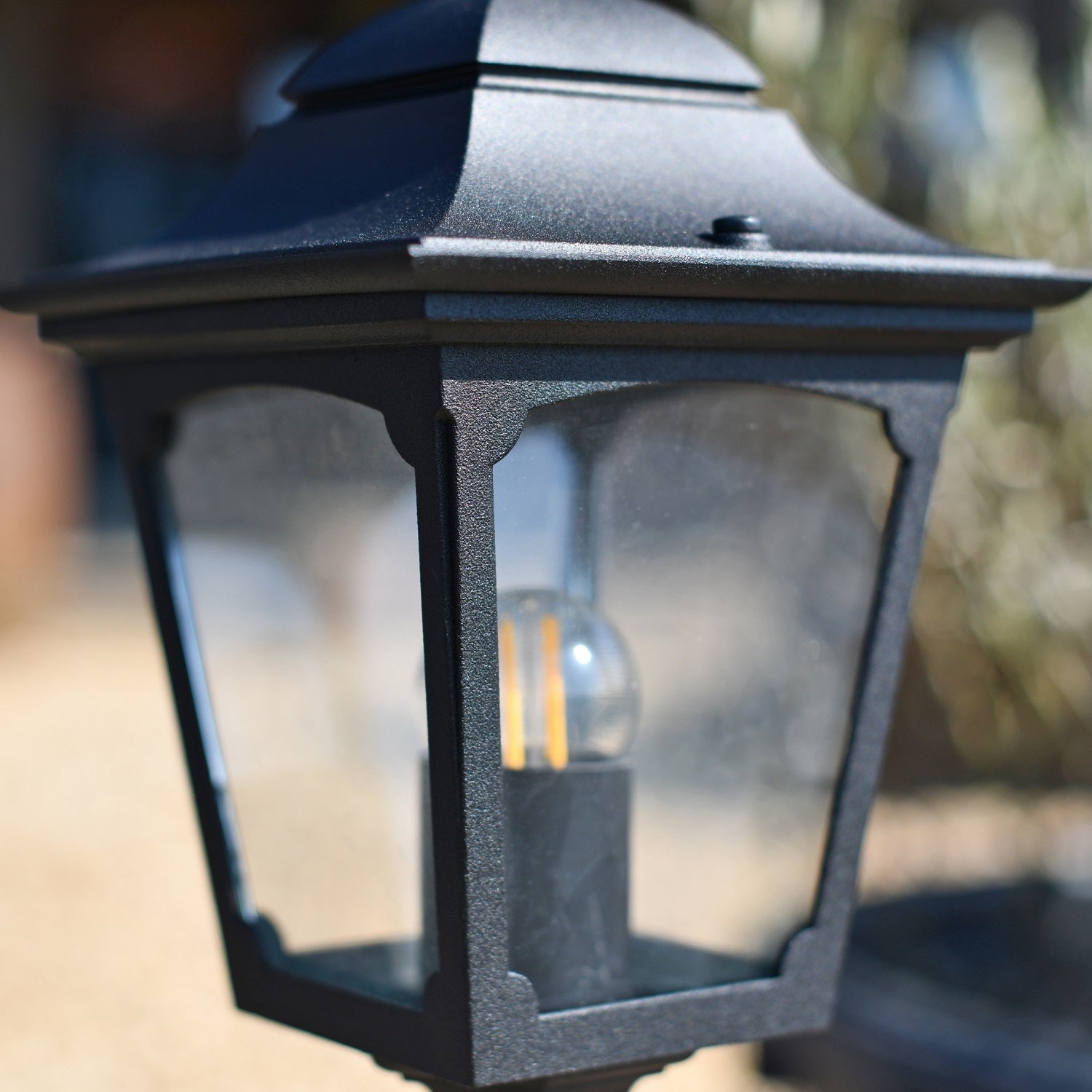 Pillar Light Lantern Close Up