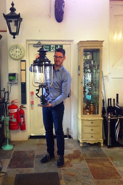 Pillar Top Lantern Scale Photograph