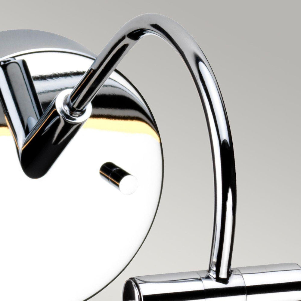 Close up of the arched top fix bracket arm