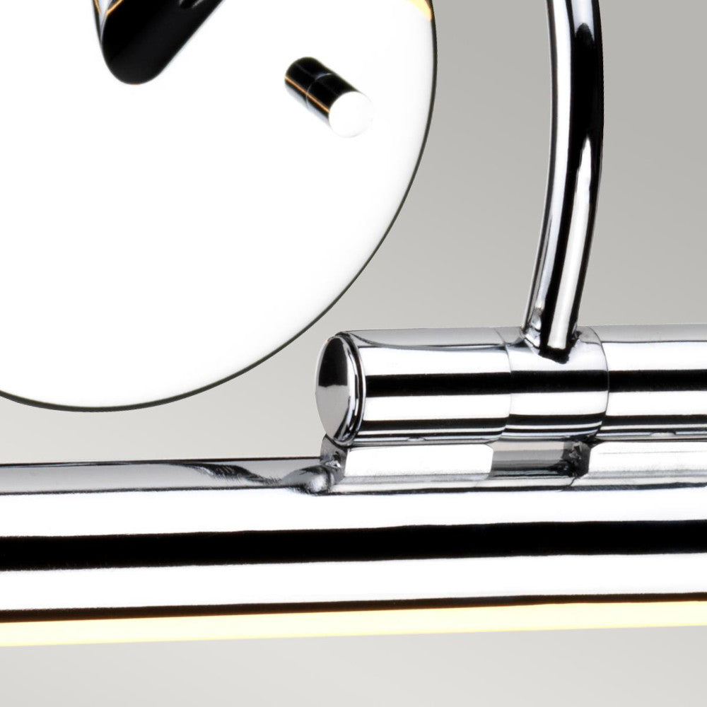 Magnified view of the lighting fixture adjuster