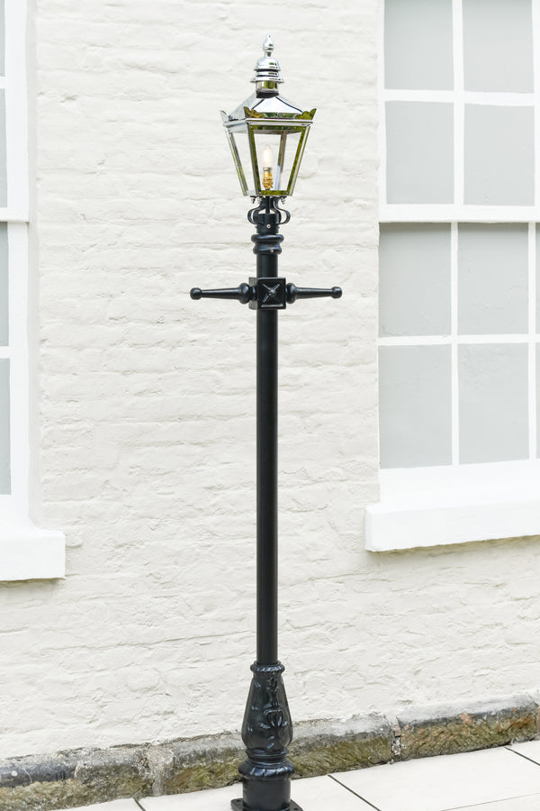 Polished Chrome 'Kensington' Lamp Post - 2.25m
