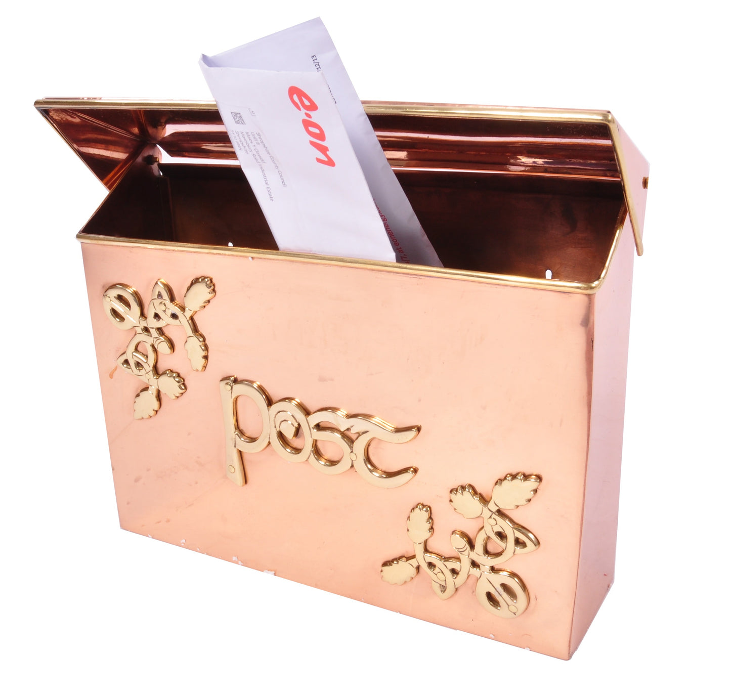 "The Braemar" Copper or Brass Celtic Post Box