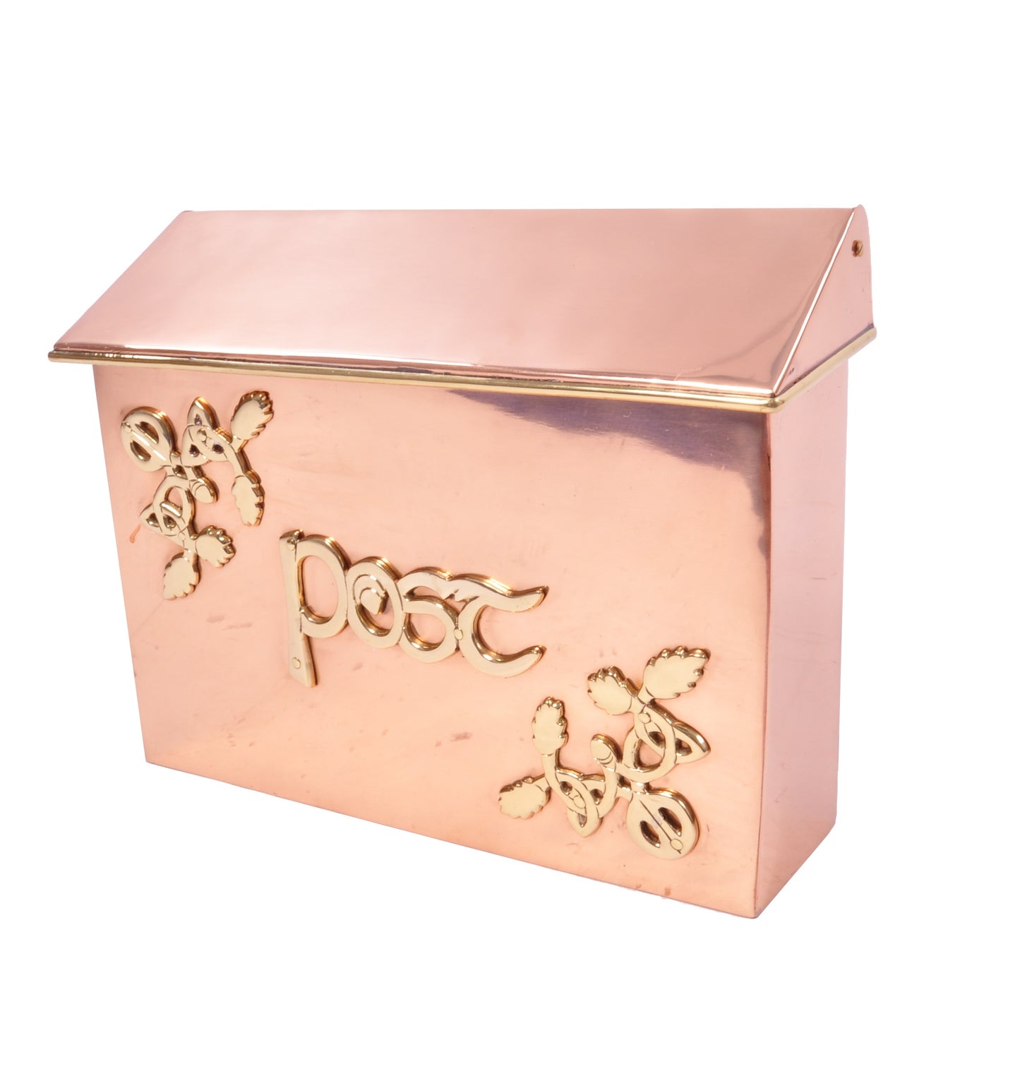 "The Braemar" Copper or Brass Celtic Post Box