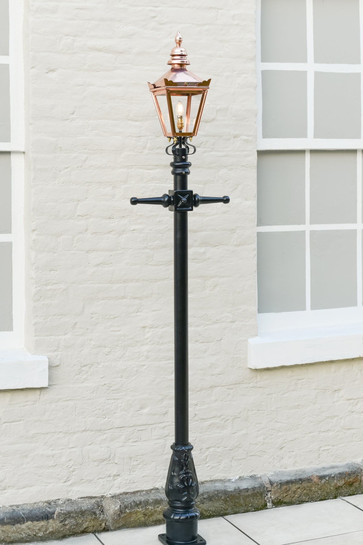 Polished Copper 'Kensington' Lamp Post 2.25m