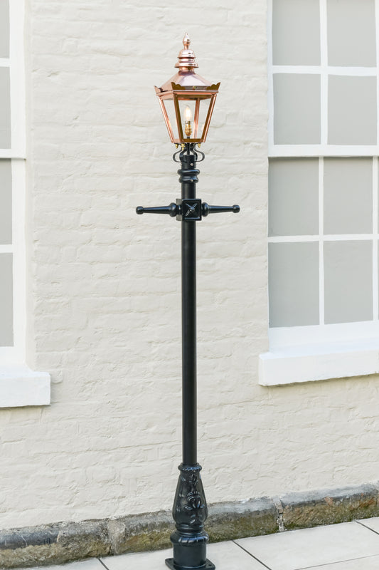 Polished Copper 'Kensington' Lamp Post 2.25m