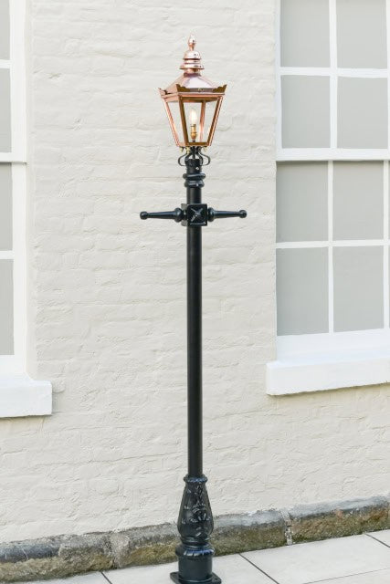 Polished Copper 'Kensington' Lamp Post 2.25m - thumbnail