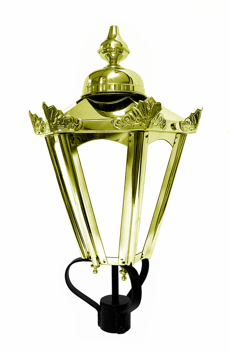 Brass Hexagon Lantern