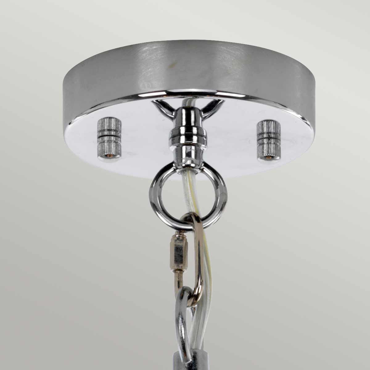 Close up of the ceiling light
