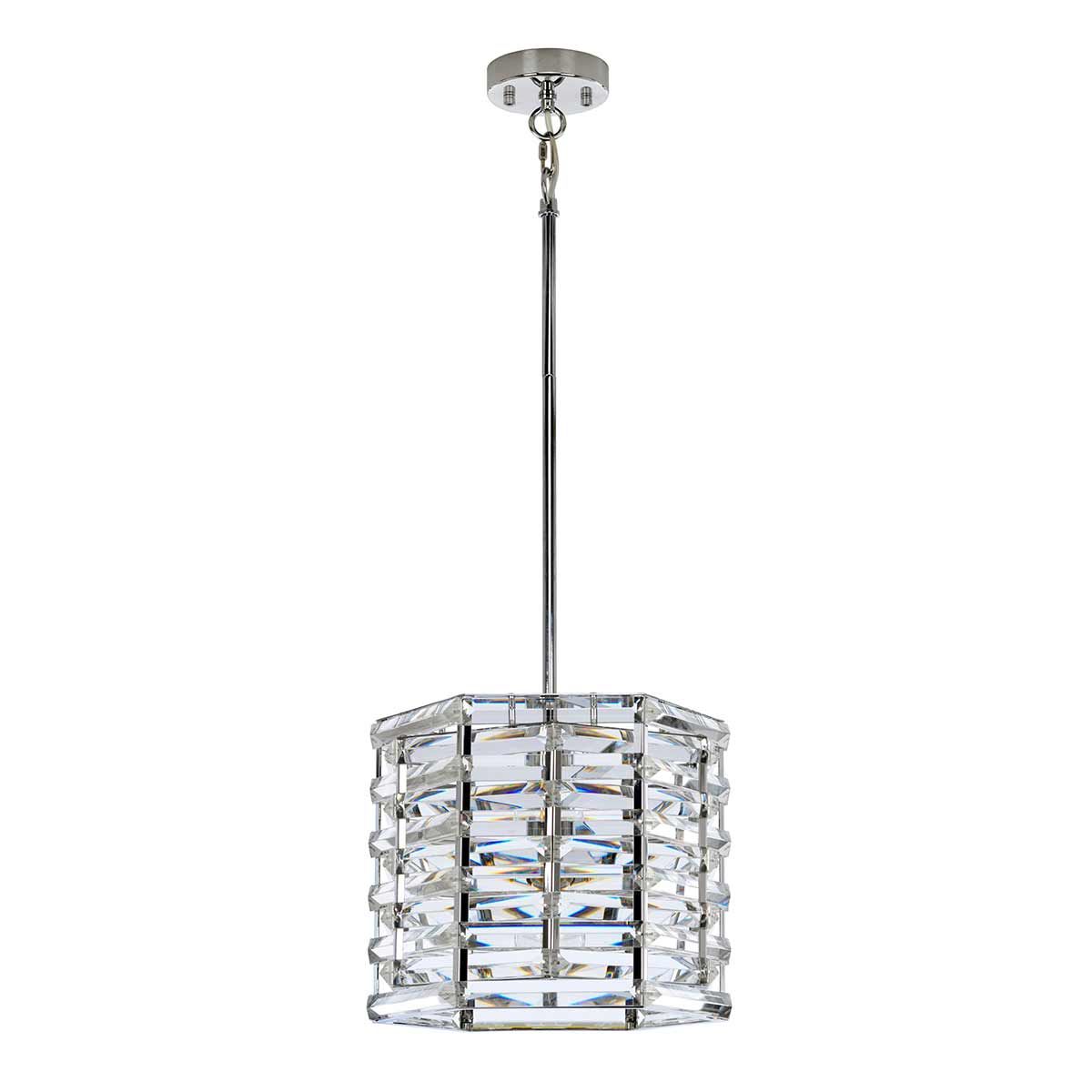 The single light pendant not illuminated