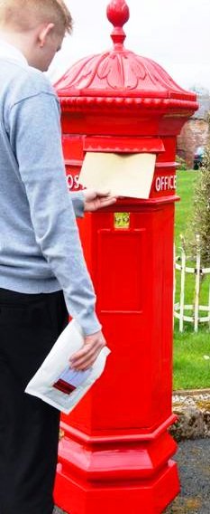 'The Monarch' Free Standing Pillar Box