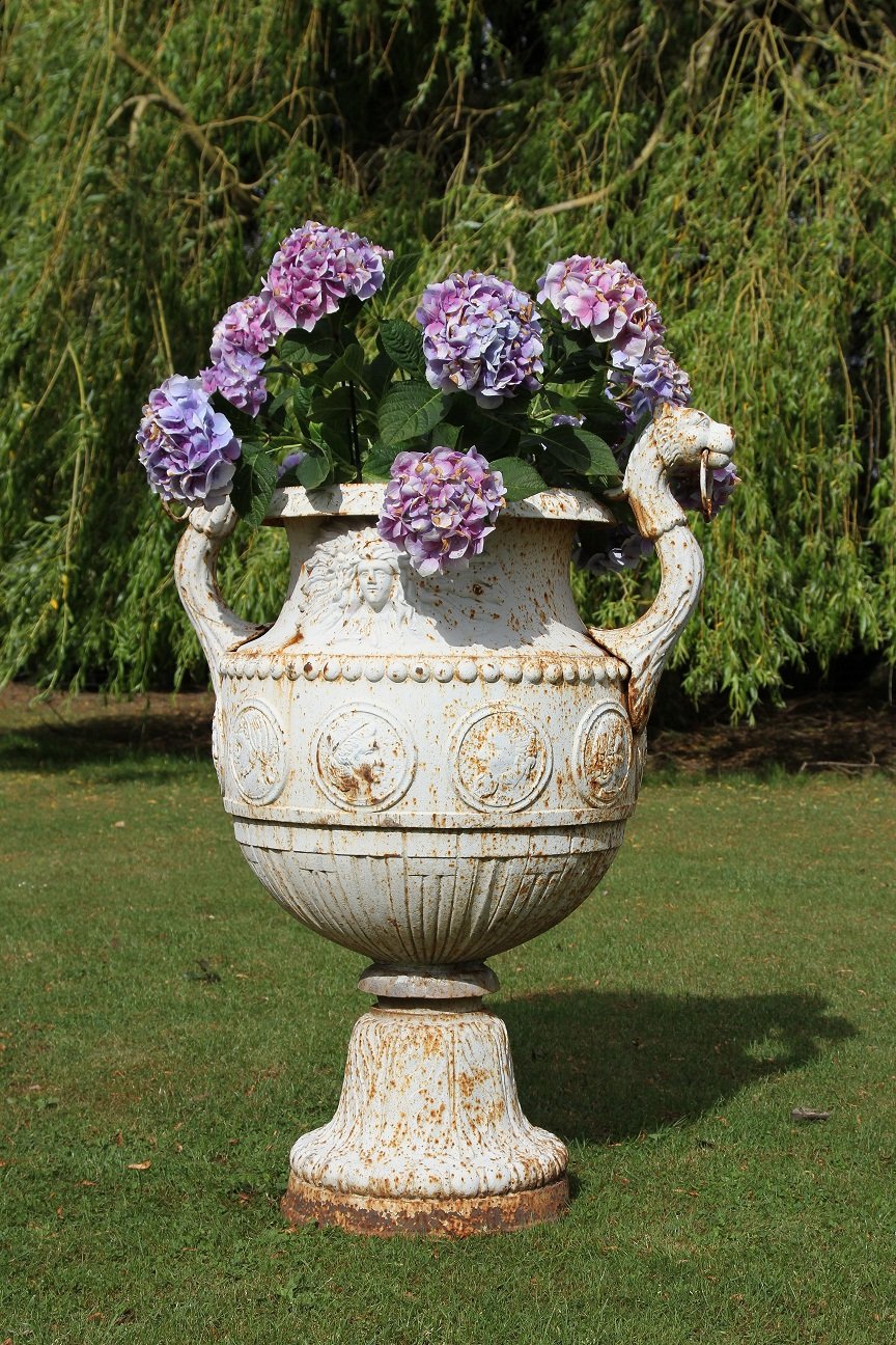 Queen Anne Heavy Cast Iron Planter