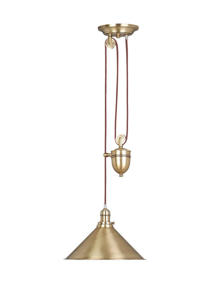 'Radbroke' Cadence Antique Brass Pendant Light