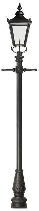 railway station lamp post.